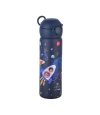 Estia Wonder Bottle Save the Aegean Παιδικό Παγούρι Θερμός Ανοξείδωτο με Καλαμάκι Non Spill Solar Jump 500ml 01-33118