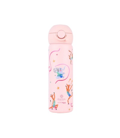 Estia Wonder Bottle Save the Aegean Παιδικό Παγούρι Θερμός Ανοξείδωτο με Καλαμάκι Non Spill Wild Stunts 500ml 01-33125