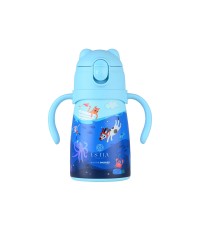 Estia Bubble Bottle Save The Aegean Παιδικό Παγούρι Θερμός Ανοξείδωτο με Pop-Up Καπάκι Non Spill Ocean Play 300ml Κωδικός: 01-33170 