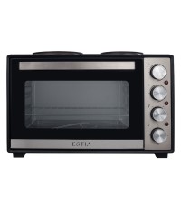 Estia Multicook Compact Ηλεκτρικό Φουρνάκι 38lt Χωρίς Εστίες Μαύρο 06-33828