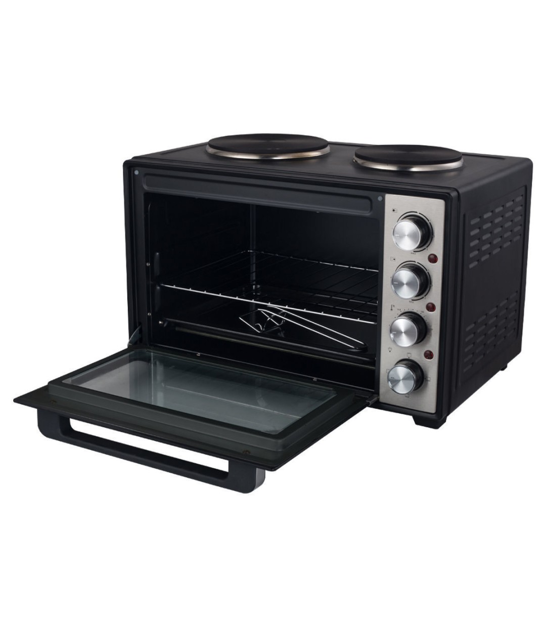 Estia Multicook Compact Ηλεκτρικό Φουρνάκι 38lt Χωρίς Εστίες Μαύρο 06-33828