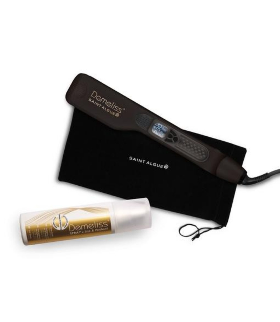 Demeliss Titanium 3993 Πρέσα Μαλλιών με Ατμό και Κεραμικές Πλάκες 250W Black