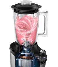 Philips Μπλέντερ για Smoothies με Γυάλινη Κανάτα 2lt 1500W Inox HR3760/00
