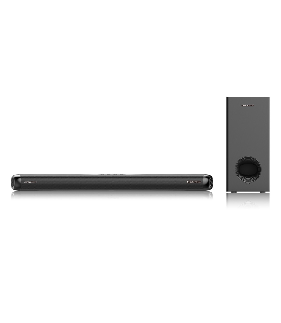 Crystal Audio CASB360 Soundbar 2.1.2 Bluetooth και HDMI 360W με Τηλεχειριστήριο Μαύρο