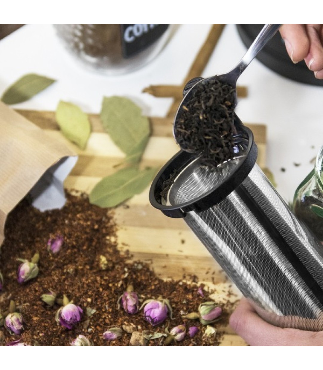 Cecotec ThermoSense 390 Clear Βραστήρας 1.7lt 2200W Μαύρος