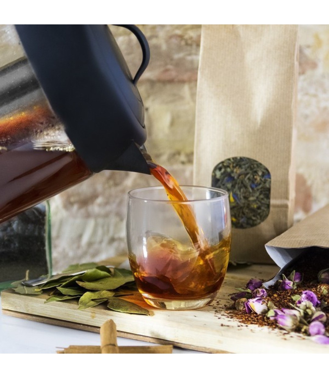 Cecotec ThermoSense 390 Clear Βραστήρας 1.7lt 2200W Μαύρος