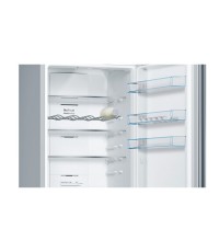 Bosch Ψυγειοκαταψύκτης 368lt Total NoFrost Υ203xΠ60xΒ66εκ. Γκρι KGN39VIEB
