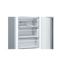 Bosch Ψυγειοκαταψύκτης 368lt Total NoFrost Υ203xΠ60xΒ66εκ. Γκρι KGN39VIEB