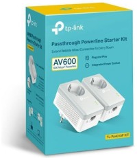 TP-LINK TL-PA4010PKIT v2.3 Powerline Διπλό για Ενσύρματη Σύνδεση με Passthrough Πρίζα και Θύρα Ethernet