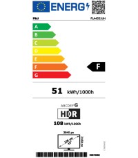 F&U Smart Τηλεόραση 43" 4K UHD LED FLA4321UH HDR (2023)