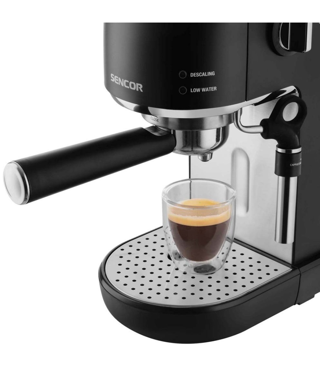 Sencor Μηχανή Espresso 1400W Πίεσης 20bar Μαύρη SES 4700BK