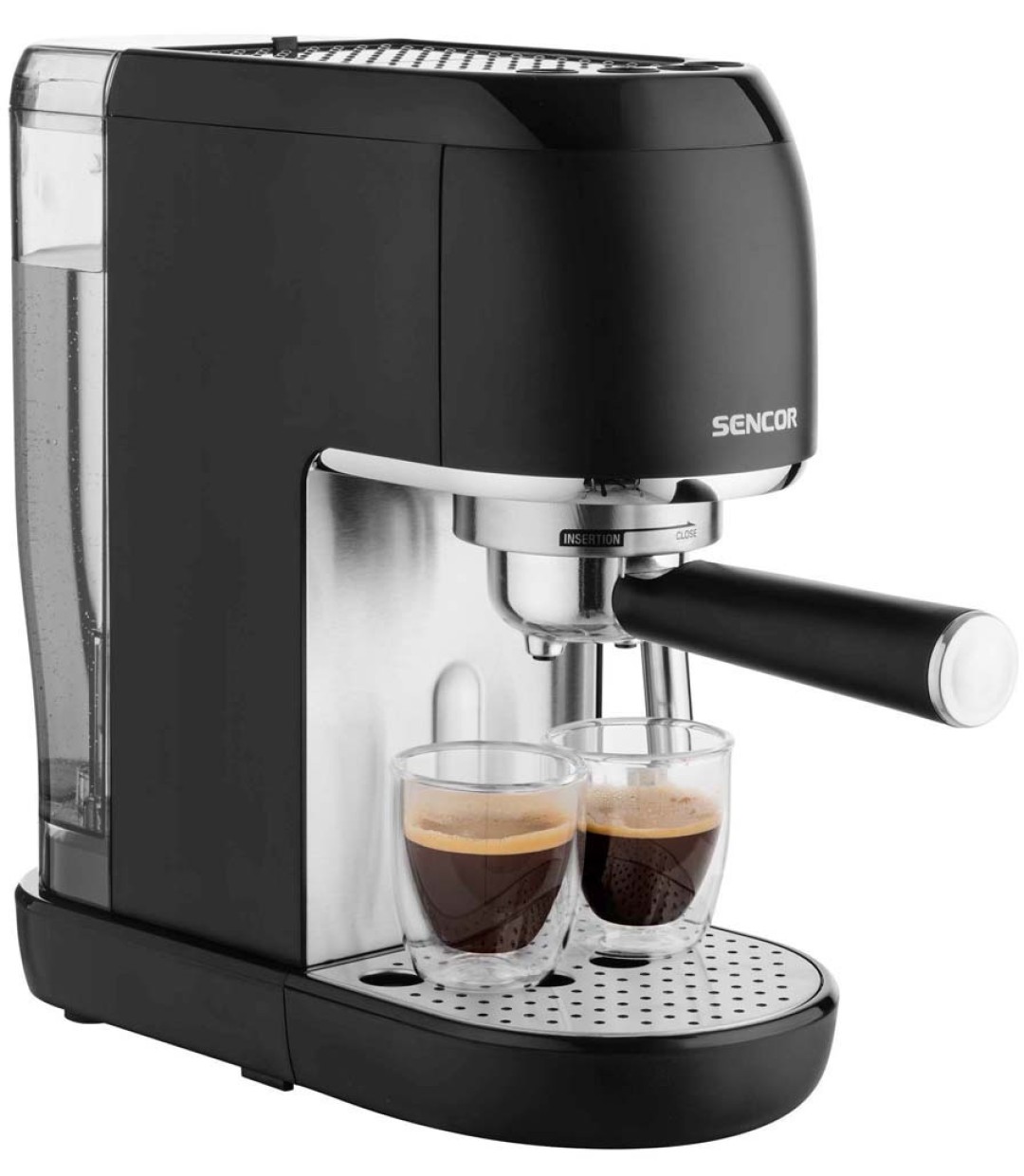 Sencor Μηχανή Espresso 1400W Πίεσης 20bar Μαύρη SES 4700BK