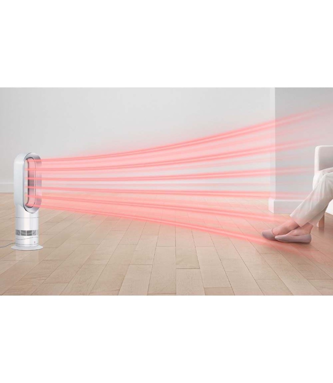 Dyson Air Multiplier AM09 Κεραμικό Αερόθερμο Δωματίου Δαπέδου 2000W 473400-01 WHITE/SILVER Dyson Air Multiplier AM09 Κεραμικό Αερόθερμο Δωματίου Δαπέδου 2000W 473400-01 WHITE/SILVER