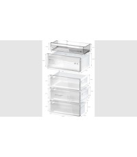 Bosch Ψυγειοκαταψύκτης 440lt Total NoFrost Υ203xΠ70xΒ66.7εκ. Μαύρος KGN492XCF