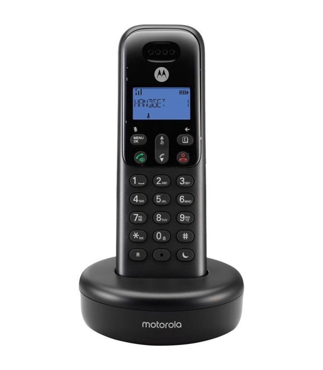 Motorola T501 Ασύρματο Τηλέφωνο με Aνοιχτή Aκρόαση Μαύρο