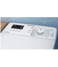 Indesit Πλυντήριο Ρούχων Άνω Φόρτωσης 5kg 1000 Στροφών RapidWash BTW S50400 EU/N