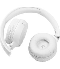 JBL Tune 510BT Ασύρματα / Ενσύρματα On Ear Ακουστικά με 40 ώρες Λειτουργίας και Quick Charge Λευκά JBLT510BTWHT