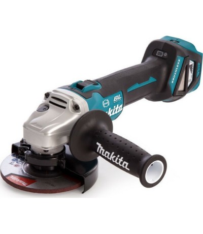 Makita Τροχός 125mm Μπαταρίας Brushless με Ρύθμιση Στροφών 18V Solo