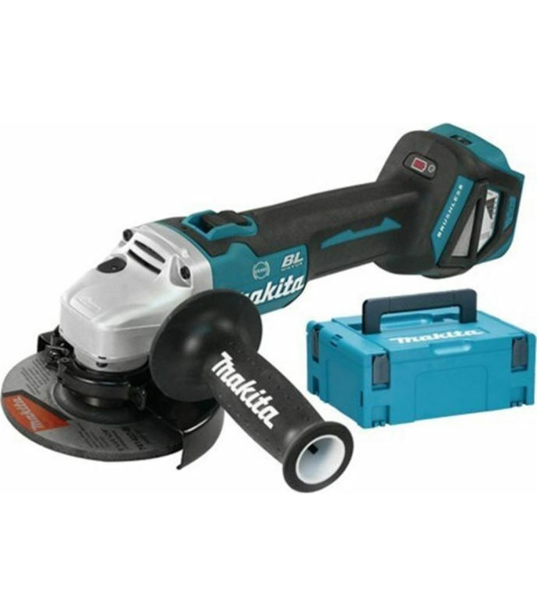 Makita Τροχός 125mm Μπαταρίας Brushless με Ρύθμιση Στροφών 18V Solo