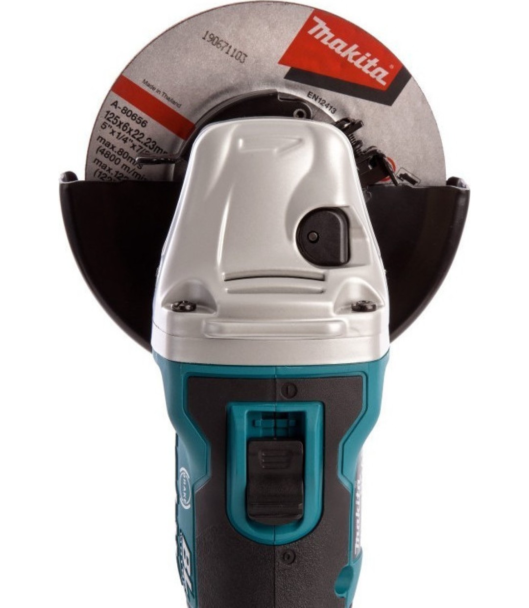 Makita Τροχός 125mm Μπαταρίας Brushless με Ρύθμιση Στροφών 18V Solo