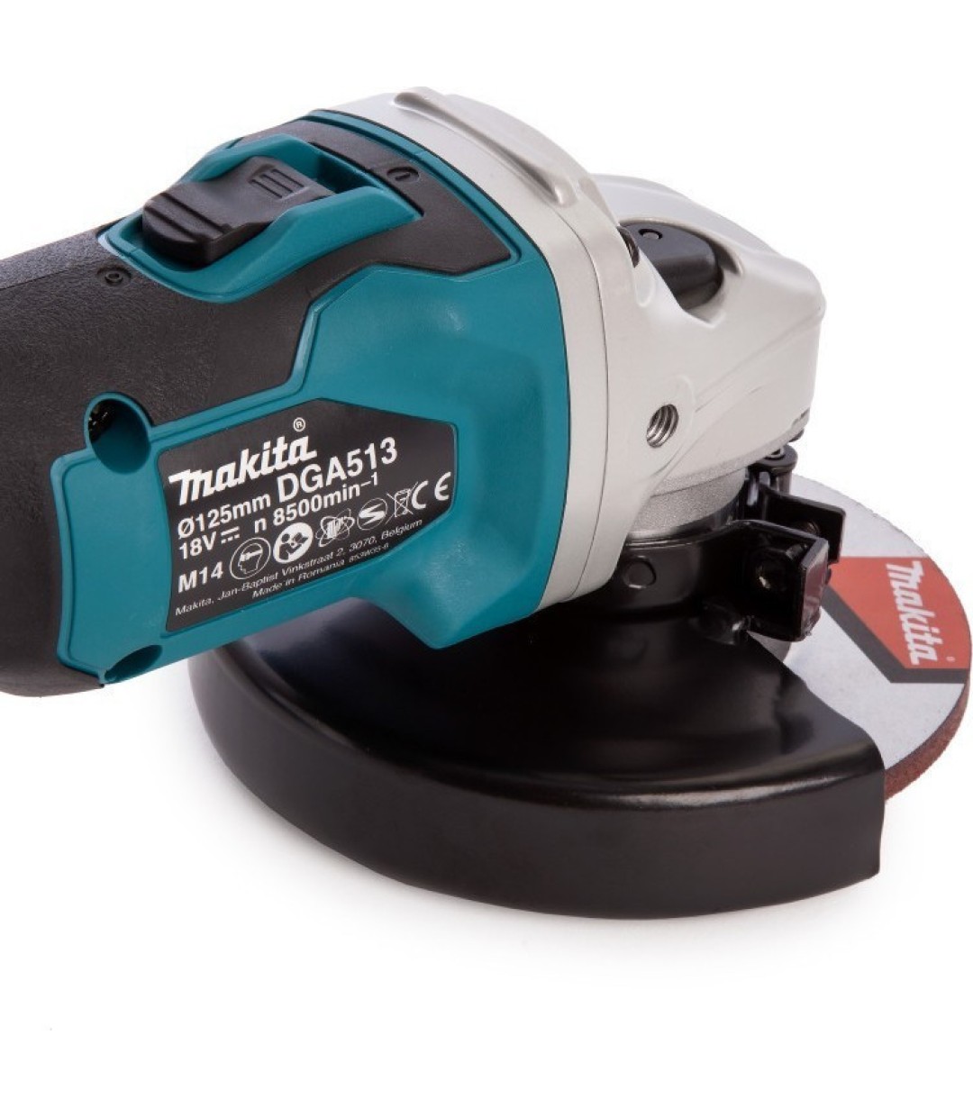 Makita Τροχός 125mm Μπαταρίας Brushless με Ρύθμιση Στροφών 18V Solo