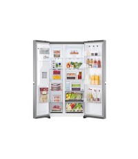 LG Ψυγείο Ντουλάπα 635lt Total NoFrost Υ179xΠ91.3xΒ73.5εκ. Inox GSLV51PZXE