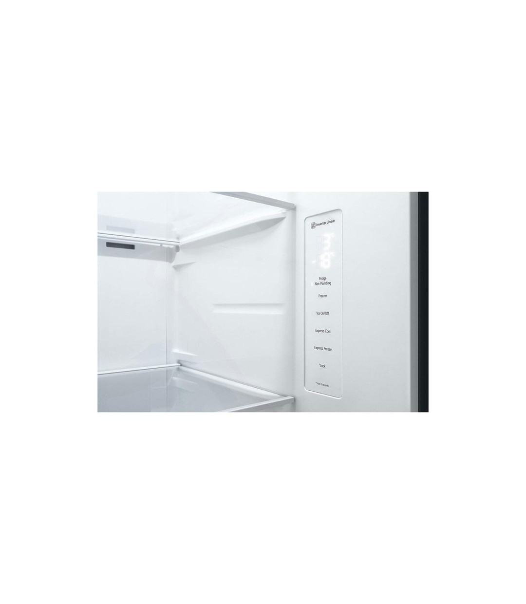 LG Ψυγείο Ντουλάπα 635lt Total NoFrost Υ179xΠ91.3xΒ73.5εκ. Inox GSLV51PZXE