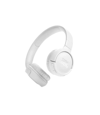 JBL Tune 520BT Ασύρματα / Ενσύρματα On Ear Ακουστικά με 57 ώρες Λειτουργίας και Quick Charge Λευκά 