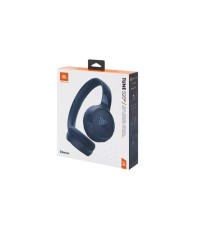 JBL Tune 520BT Ασύρματα / Ενσύρματα On Ear Ακουστικά με 57 ώρες Λειτουργίας και Quick Charge Μπλε 