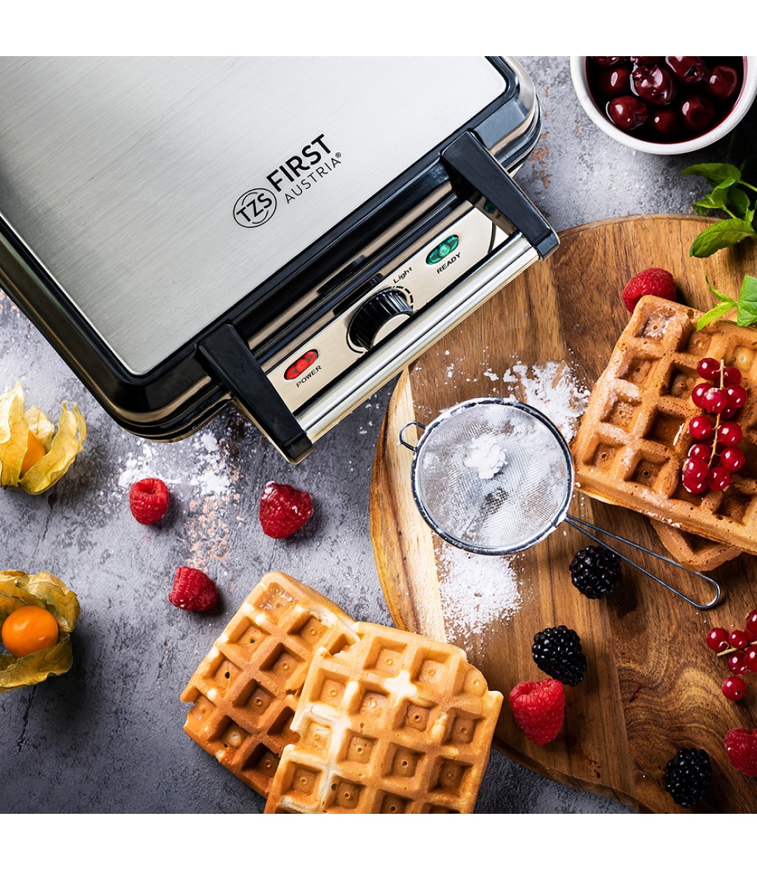 First Austria FA 5305-3 Βαφλιέρα 4 Θέσεων σε Ορθογώνιο Σχήμα 1100W