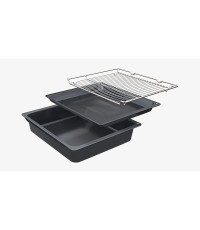 Bosch HBA534ES4 Φούρνος άνω Πάγκου 71lt χωρίς Εστίες Π59.4εκ. Inox