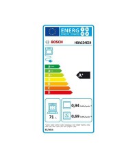 Bosch HBA534ES4 Φούρνος άνω Πάγκου 71lt χωρίς Εστίες Π59.4εκ. Inox