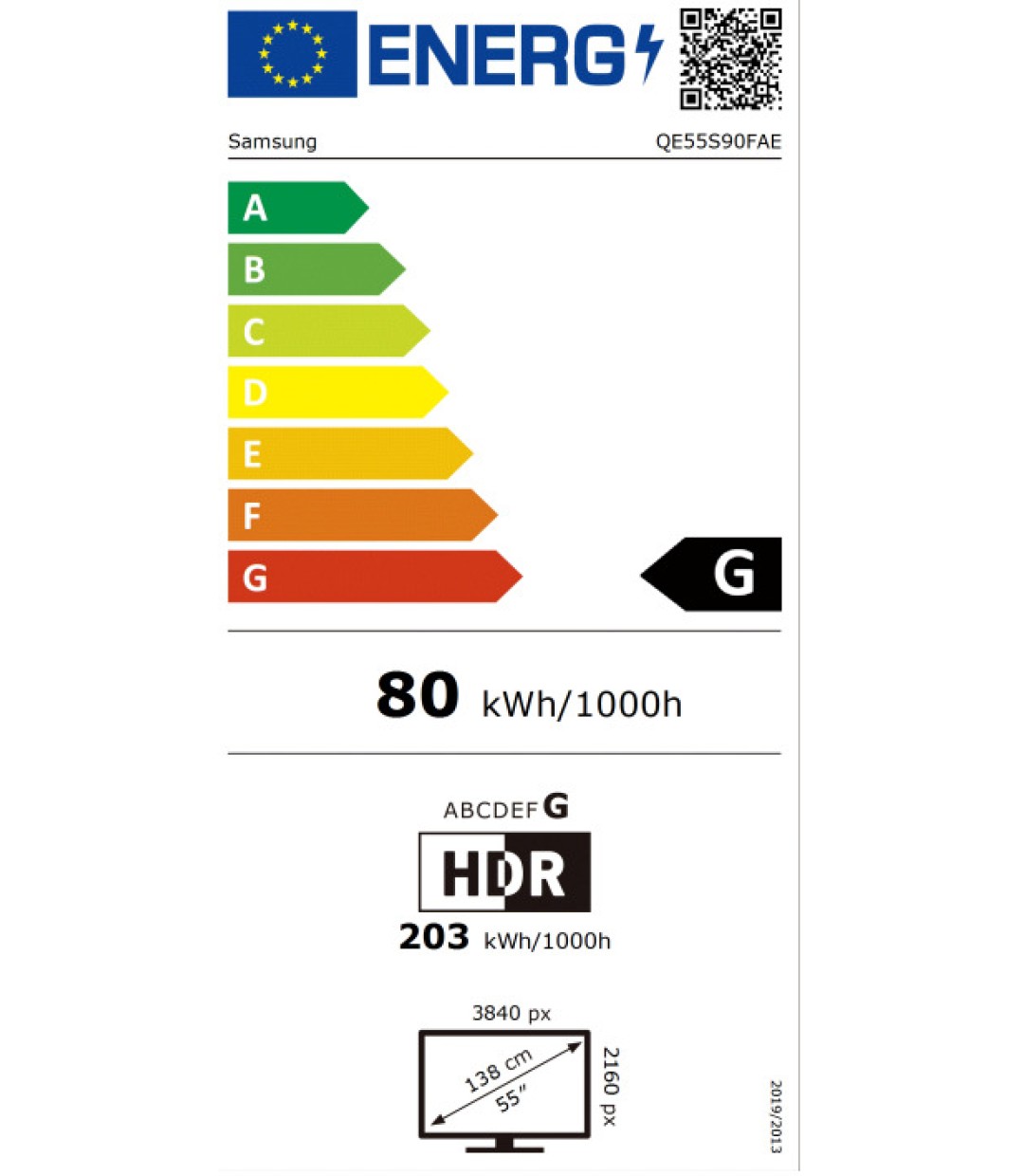Samsung Smart Τηλεόραση 55" 4K UHD OLED S90F HDR (2025) QE55S90FAEXXH Samsung Smart Τηλεόραση 55" 4K UHD OLED S90F HDR (2025) QE55S90FAEXXH