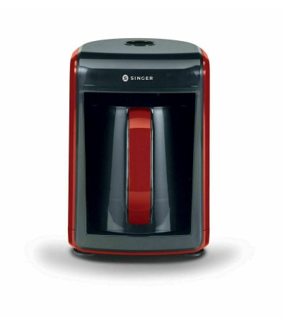 Singer Meraki Charisma Μηχανή Ελληνικού 535W με Χωρητικότητα 300ml Κόκκινο – Μαύρο