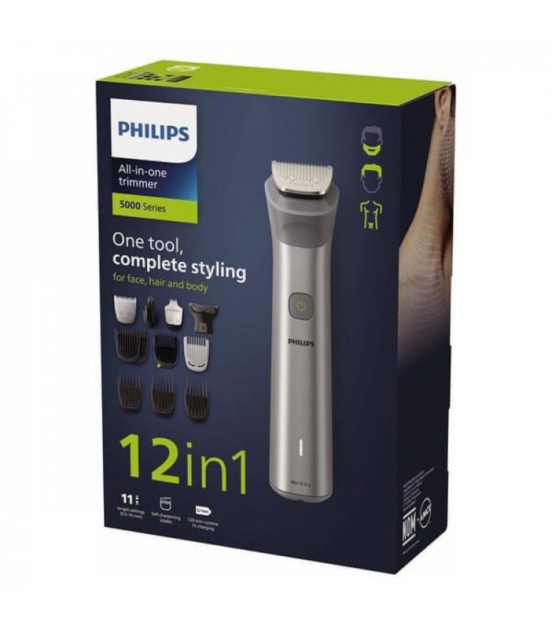 Philips 5000 Series Επαναφορτιζόμενη Κουρευτική Μηχανή Γκρι MG5940/15 Philips 5000 Series Επαναφορτιζόμενη Κουρευτική Μηχανή Γκρι MG5940/15