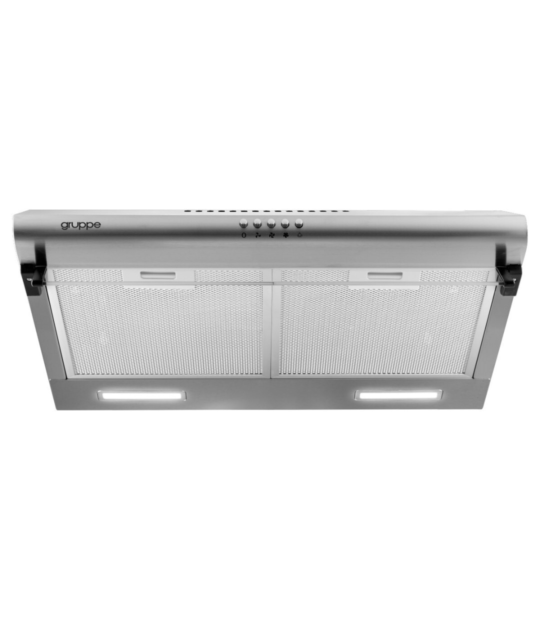 Gruppe Pratico 600 Ελεύθερος Απορροφητήρας 60cm Inox 01-S-3002A-M29-600 