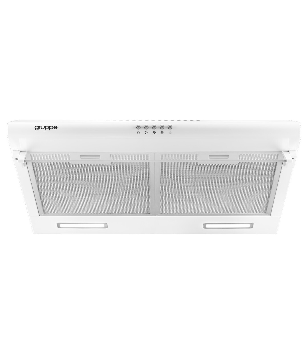 Gruppe Pratico 600 S-3002A-A01-M29-600 Ελεύθερος Απορροφητήρας 60cm Λευκός