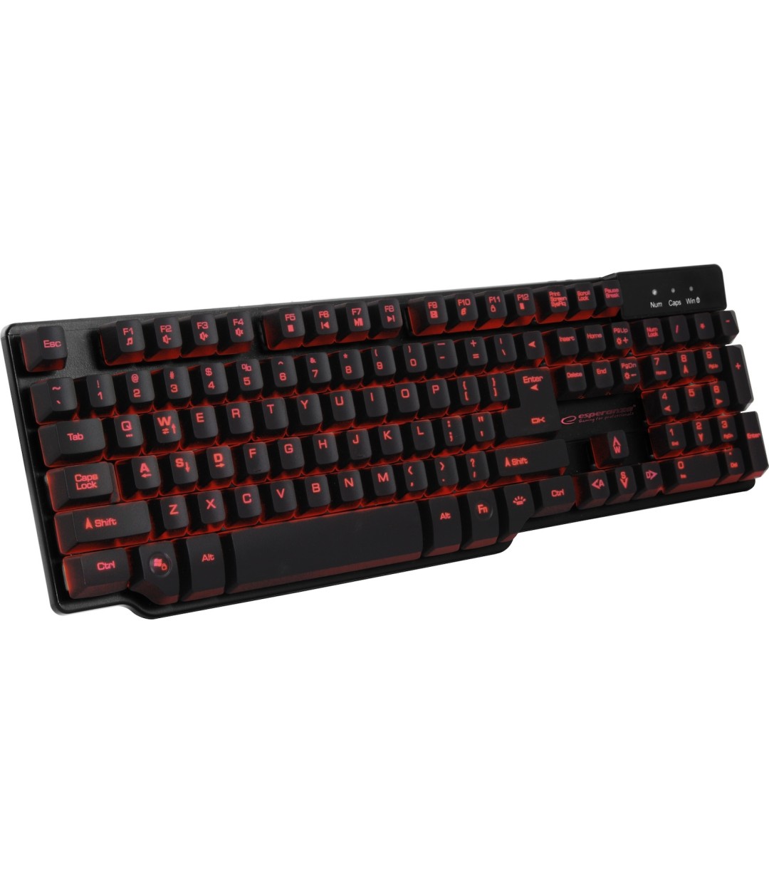 Esperanza Illuminated Hunter Gaming EGK 601  Πληκτρολόγιο με Φωτιζόμενα πλήκτρα (Αγγλικό US)