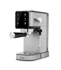 Izzy Μηχανή Espresso 1450W Πίεσης 20bar Ασημί IZ-6024
