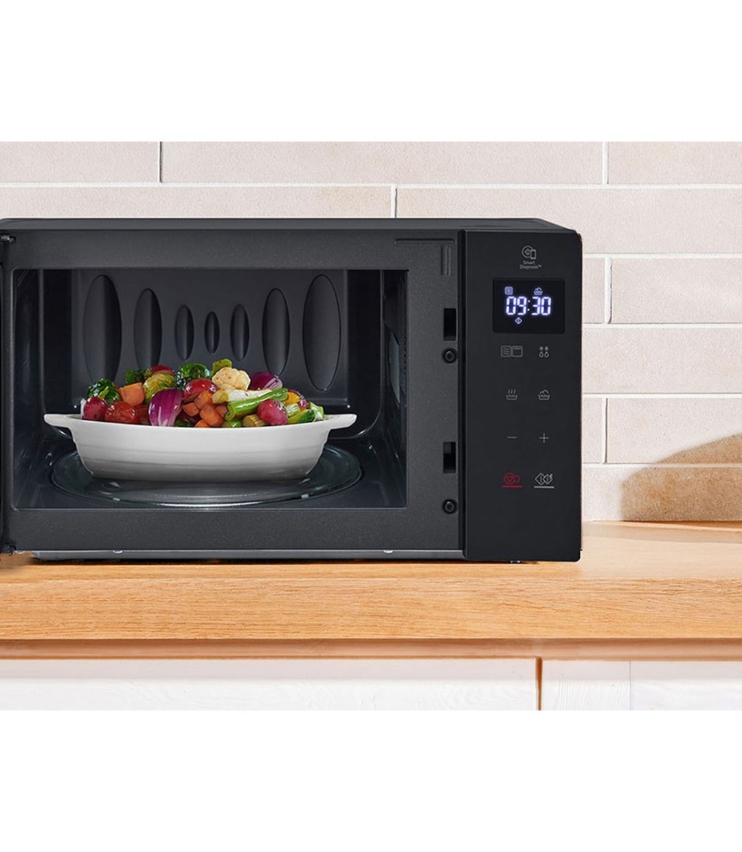 LG MH 6032 GAS Φούρνος Μικροκυμάτων με Grill 20lt Μαύρος