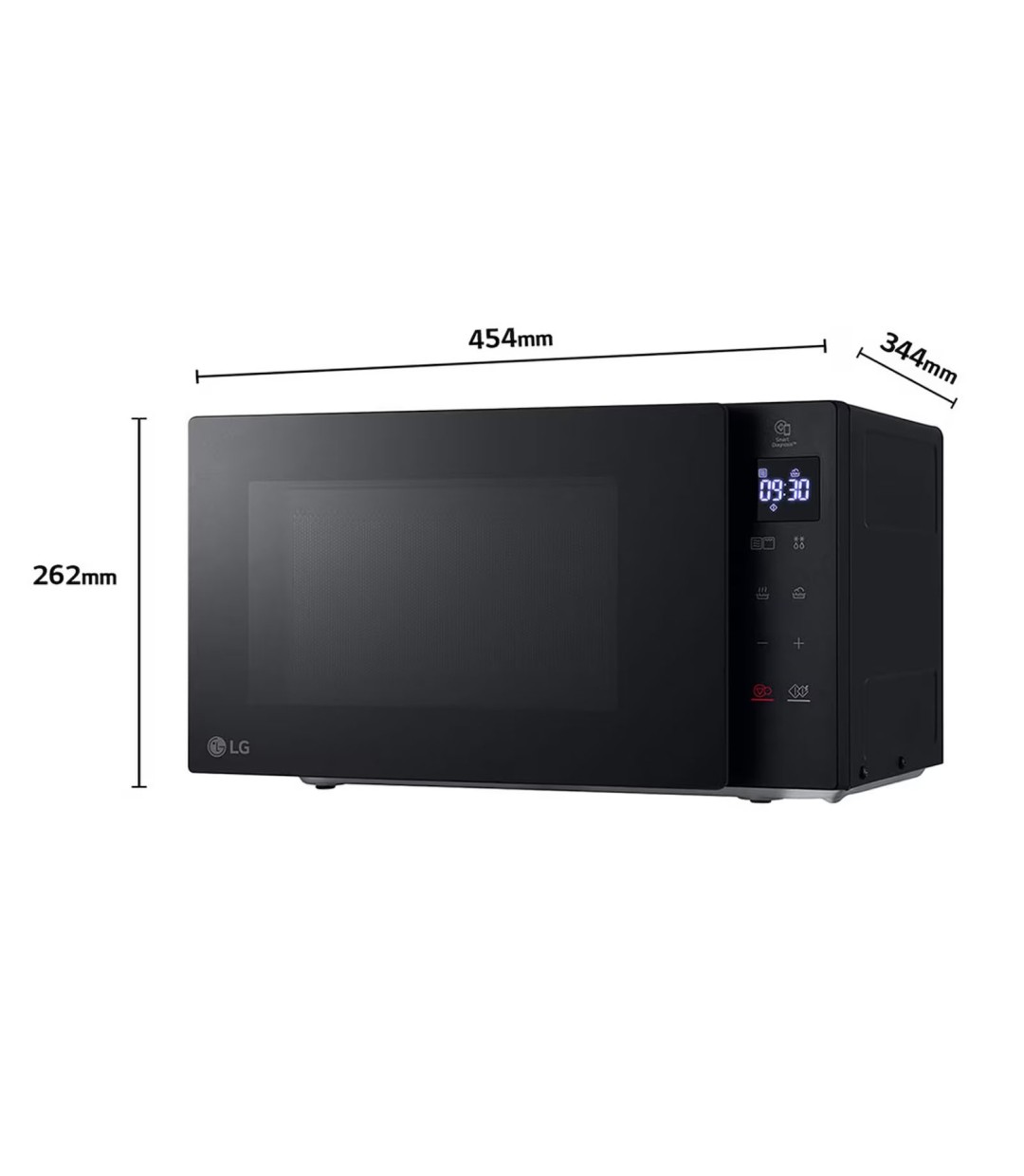 LG MH 6032 GAS Φούρνος Μικροκυμάτων με Grill 20lt Μαύρος