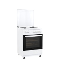 Princess Κουζίνα 72lt με Εμαγιέ Εστίες Π60εκ. Λευκή FR-6060 PAR