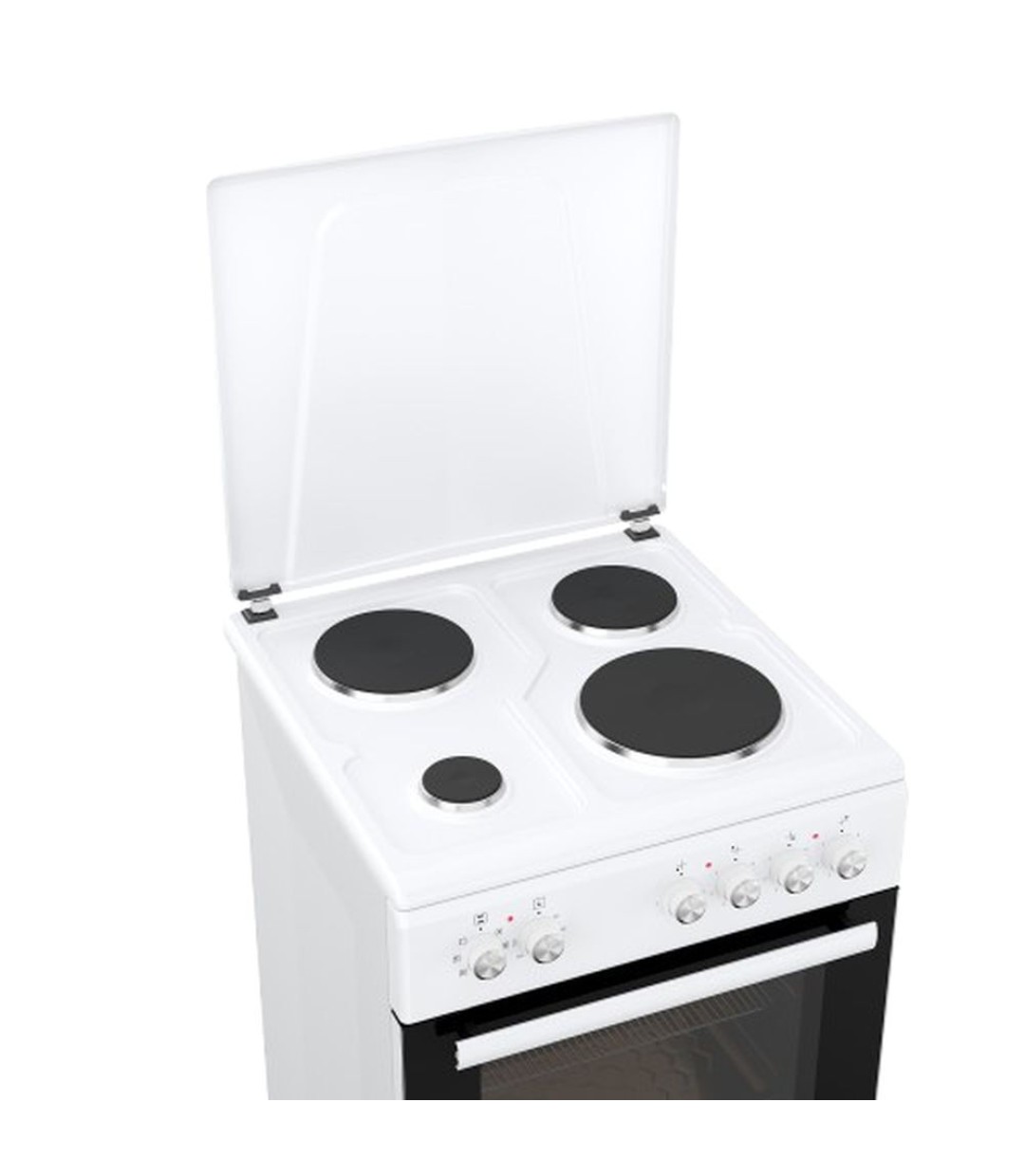 Princess Κουζίνα 72lt με Εμαγιέ Εστίες Π60εκ. Λευκή FR-6060 PAR