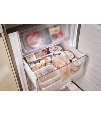 Candy Ψυγειοκαταψύκτης 341lt Total NoFrost Υ185xΠ59.5xΒ65.8εκ. Inox CNCQ4T618EX