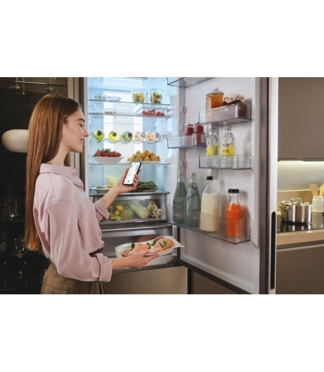 Candy Ψυγειοκαταψύκτης 409lt NoFrost Υ205xΠ59.5xΒ66.7εκ. Inox CNCQ4T620EX