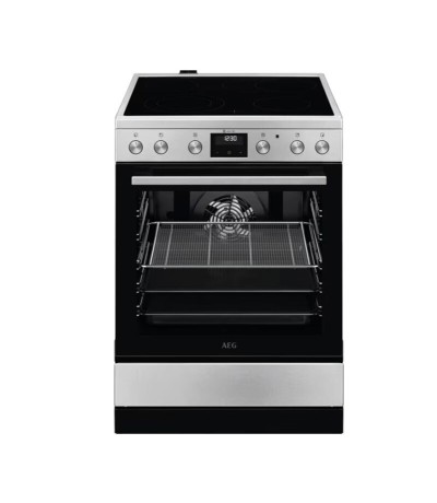 AEG CCB6446CBM Κουζίνα 73lt με Κεραμικές Εστίες Π59.6εκ. Inox
