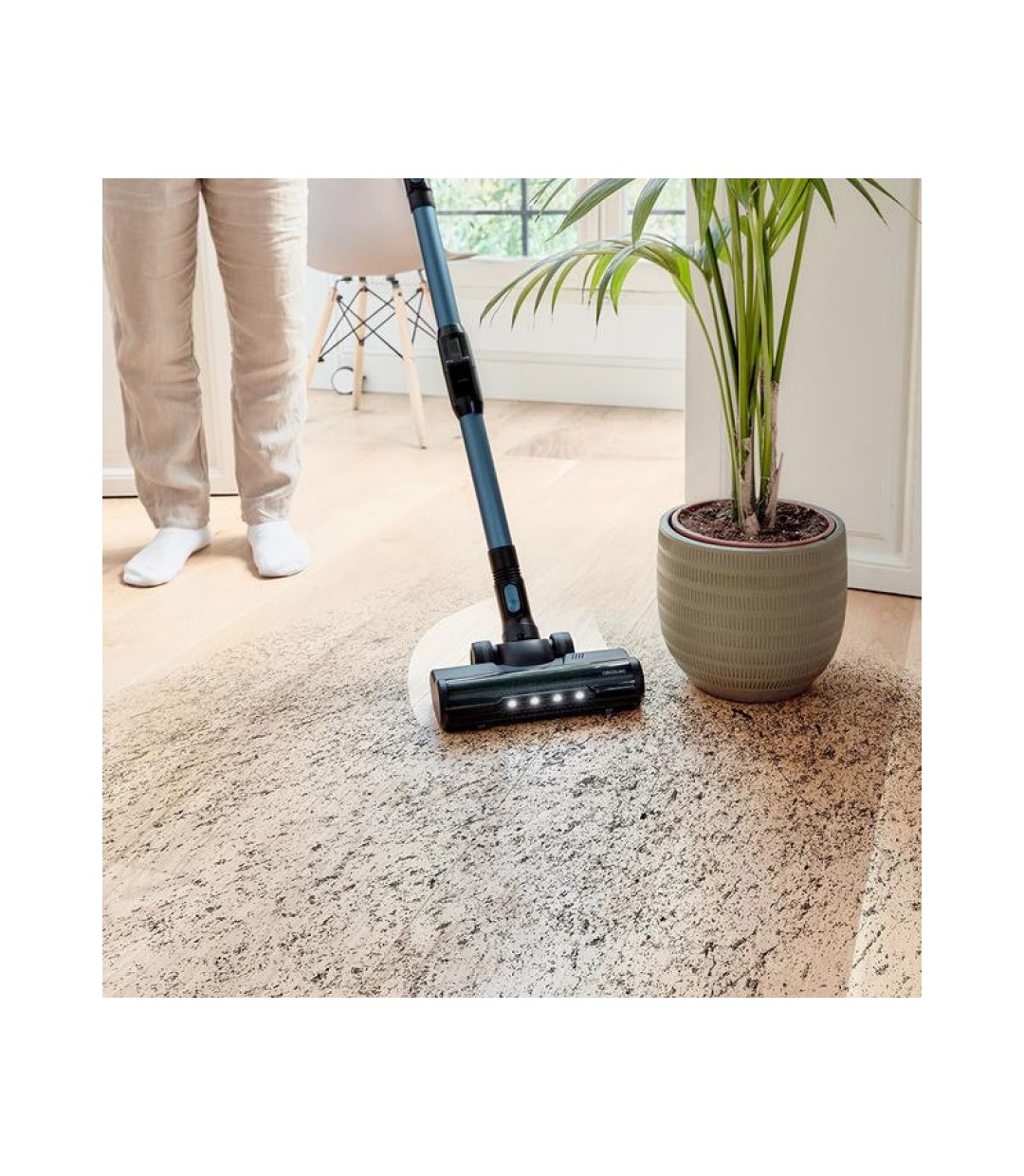 Cecotec Conga RockStar 6500 Επαναφορτιζόμενη Σκούπα 2 σε 1 Stick & Χειρός Μαύρη