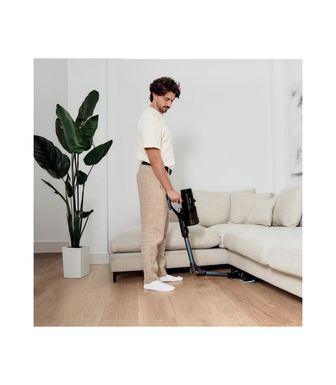 Cecotec Conga RockStar 6500 Επαναφορτιζόμενη Σκούπα 2 σε 1 Stick & Χειρός Μαύρη