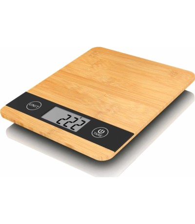 Telemax KB-651 Ψηφιακή Ζυγαριά Κουζίνας 1gr/5kg Wood