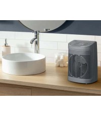 Rowenta SO6511F2  Αερόθερμο Μπάνιου Δαπέδου Μαύρο 2400W